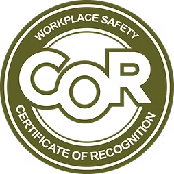 Certificate of Recognition (COR) safety seal